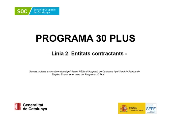 programa 20 plus SOC